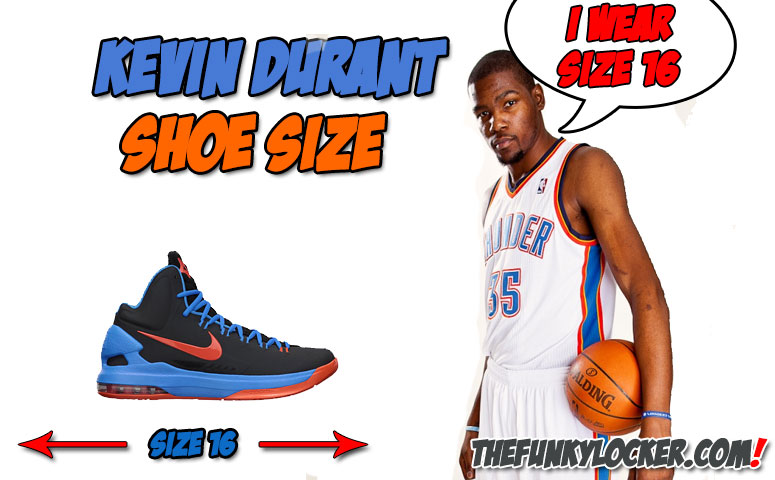 kevin durant size feet