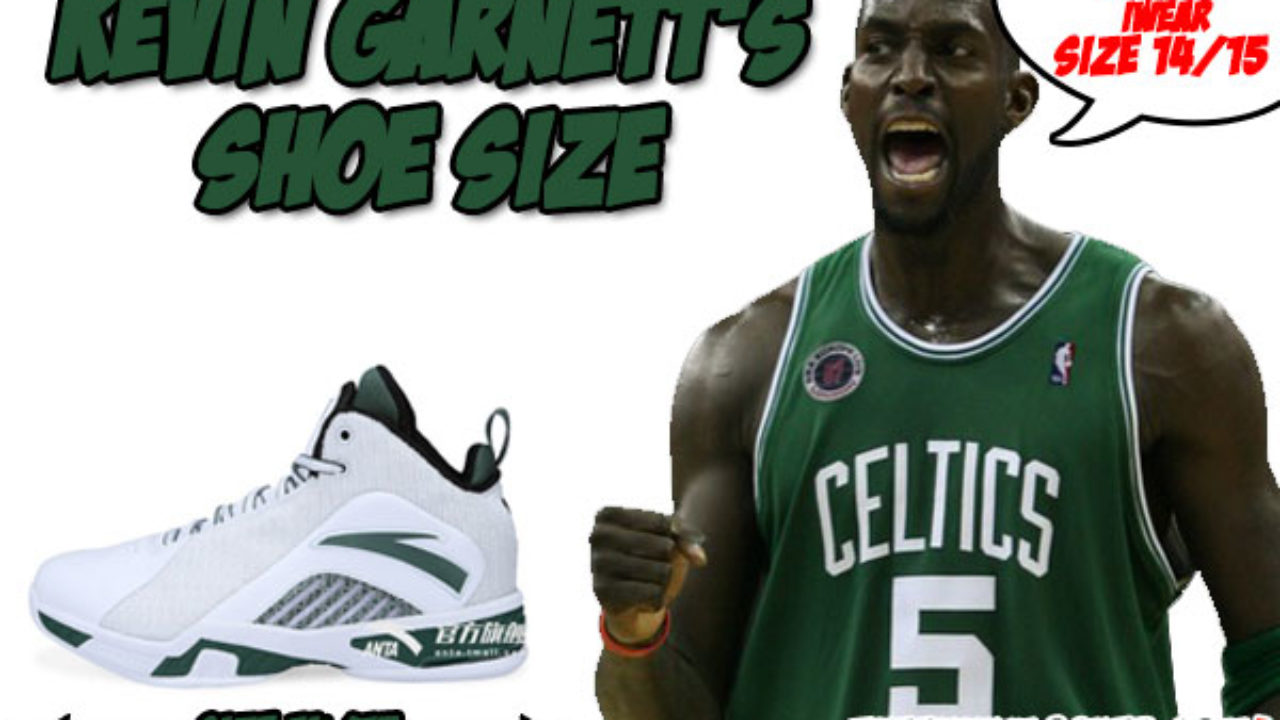 What Size Shoes Does Kevin Garnett Wear