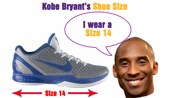 kobe bryant shoes size 14