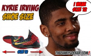 kyrie irving foot size