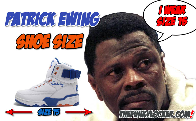 patrick ewing shoes size 14