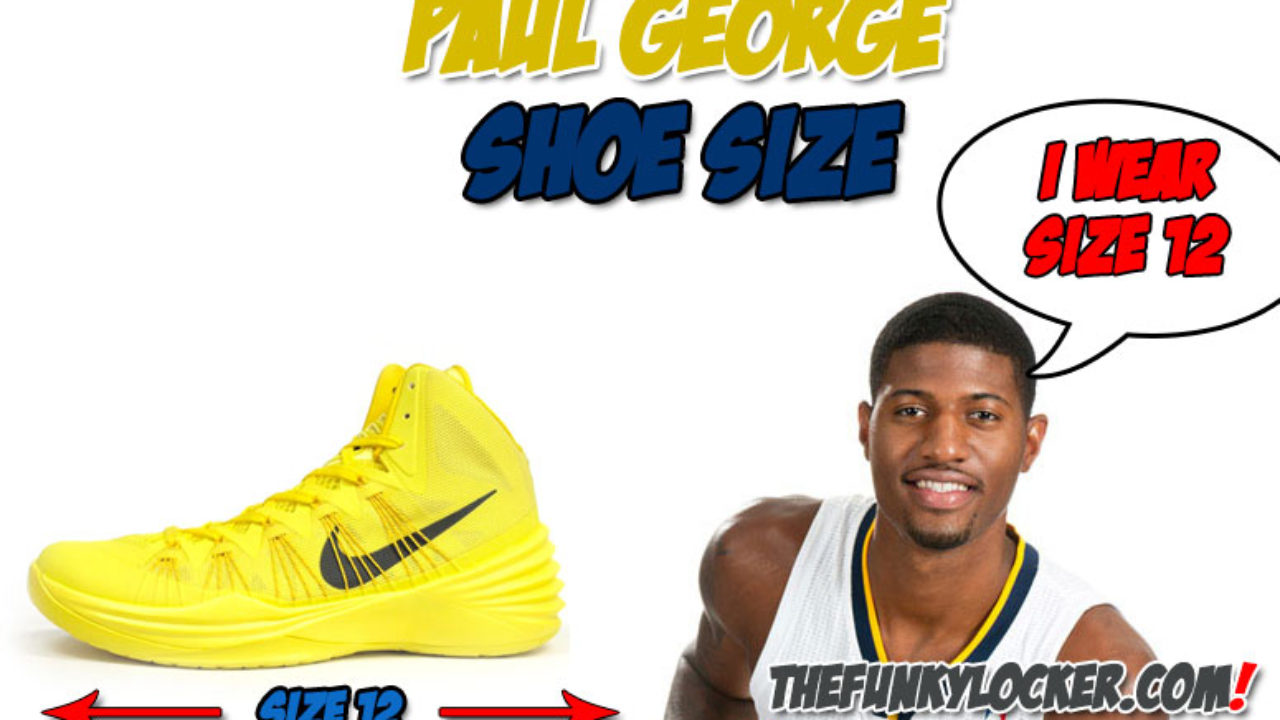 paul george shoes size
