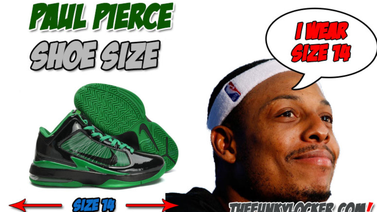 what shoe size does paul george wear