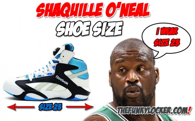 Shaquille O Neal Shoe Size Find Out Size Shoes Shaq Wears   Shaquille Oneal Shoe Size 678x420 