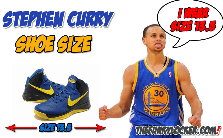 curry shoe size